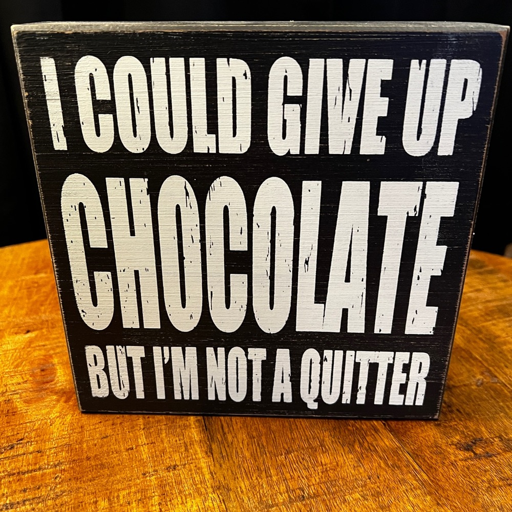 Wooden sign
